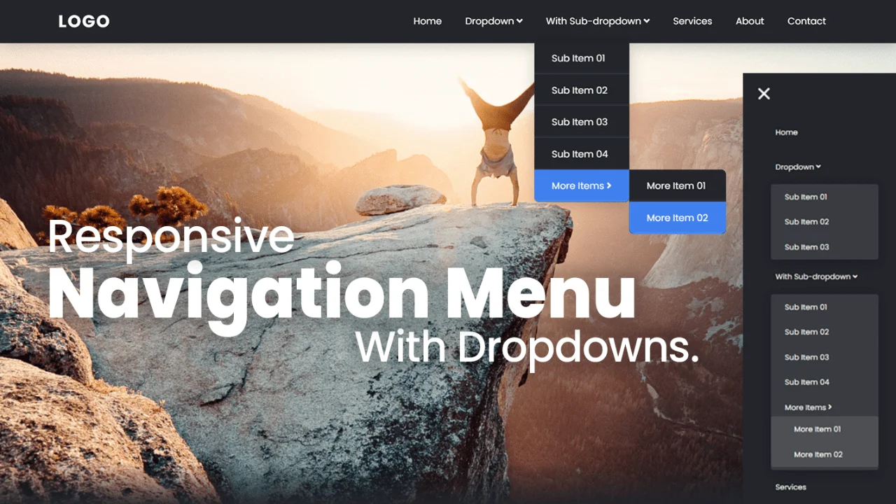 Menu Items And Organization