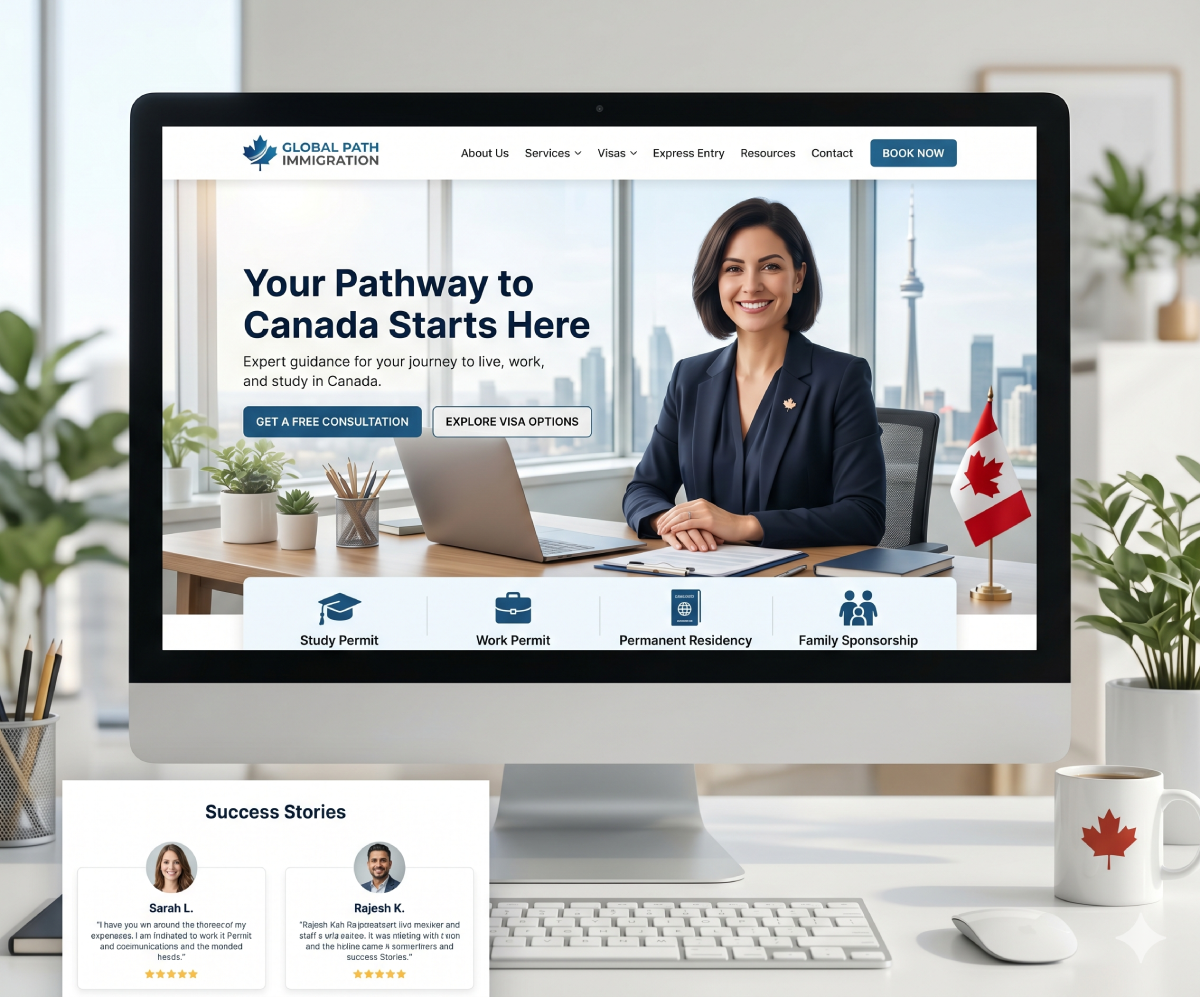 Best Immigration Website Designers Vancouver