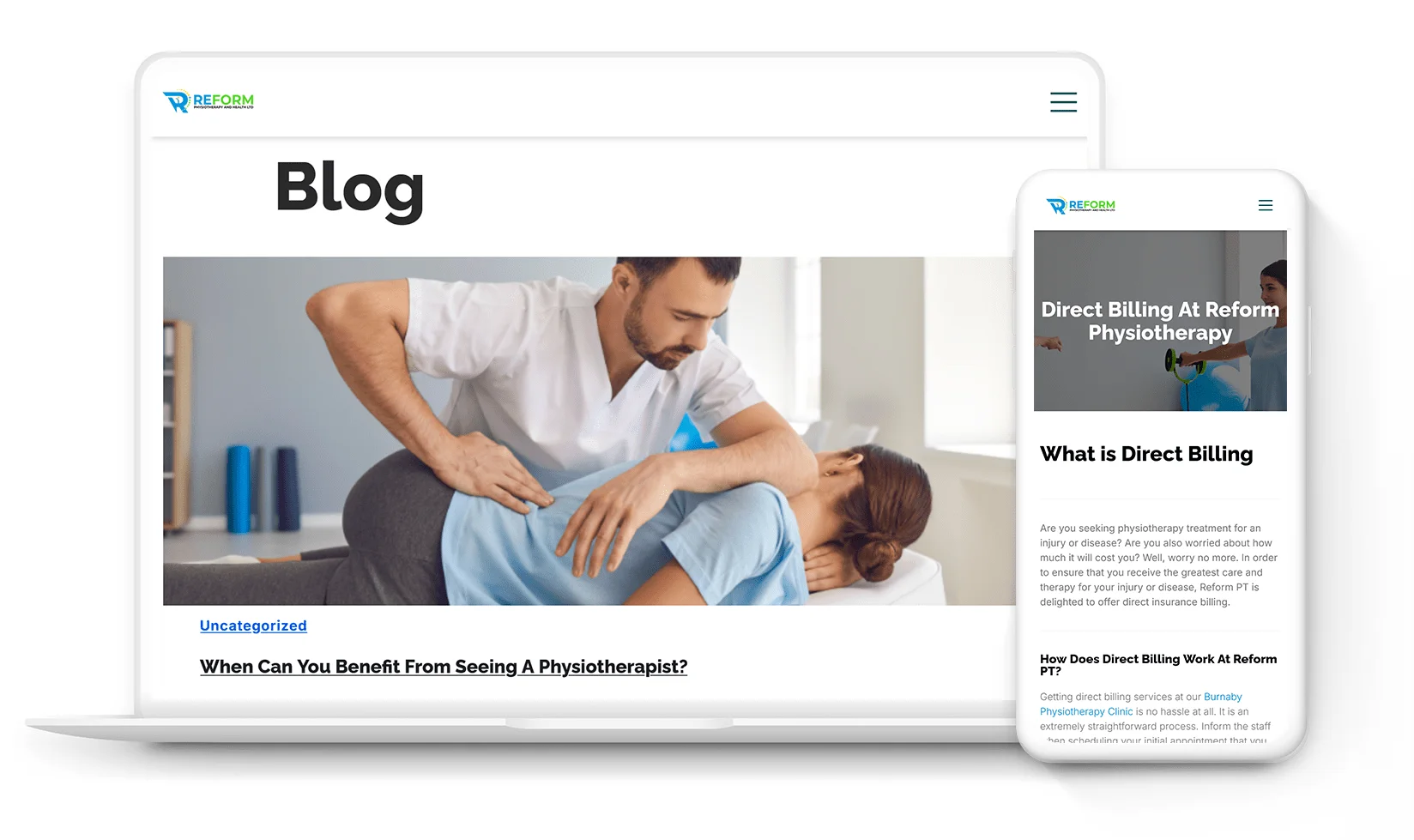 Custom Web Design Reform PT