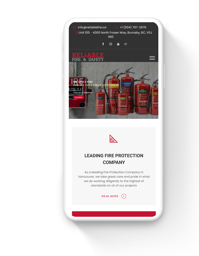 Mobile Layout Reliable Fire