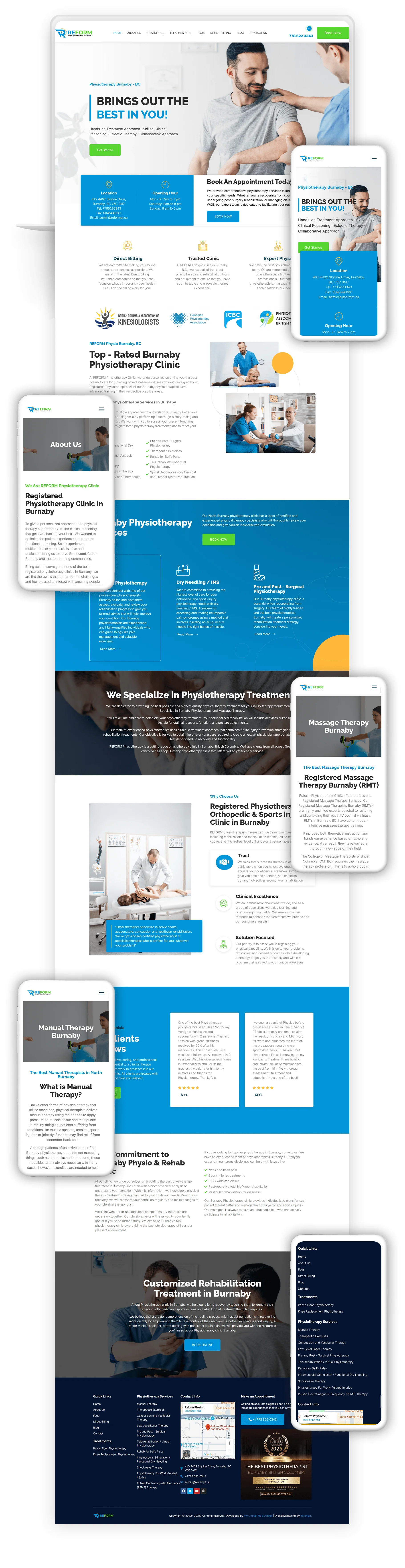 Reform PT Website Design