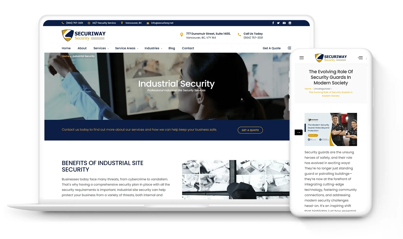 Securiway Web Design